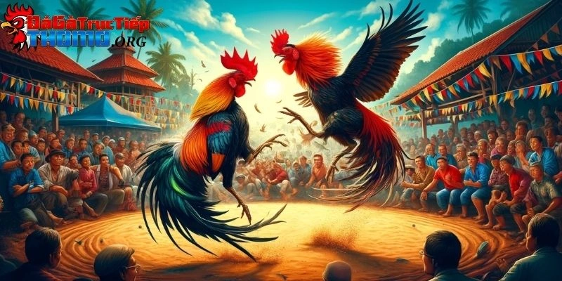 trực tiếp đá gà đòn thomo