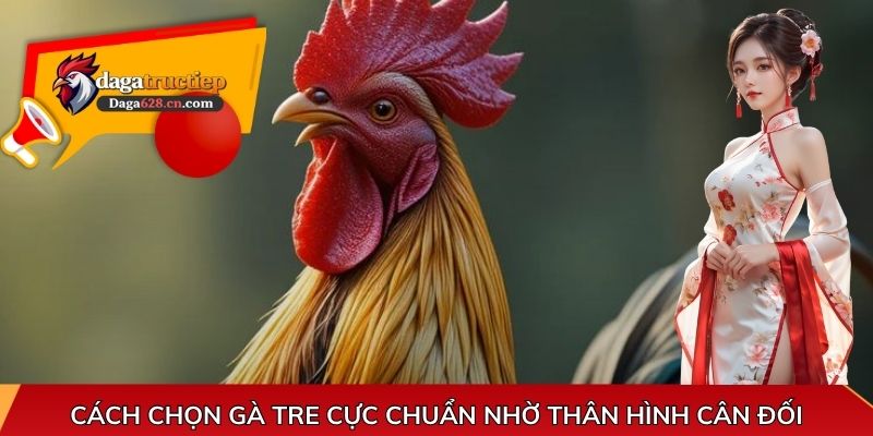 Cách chọn gà tre cực chuẩn nhờ thân hình cân đối