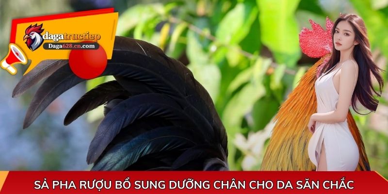 Sả pha rượu bổ sung dưỡng chân cho da săn chắc